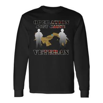 Operation Just Cause Ojc Veteran Us Army Long Sleeve T-Shirt - Seseable