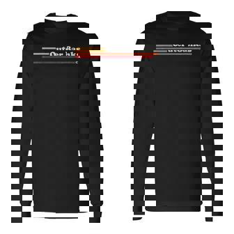 Outer Banks Obx North Carolina Nc Vintage Retro Classic Long Sleeve T-Shirt T-Shirt | Mazezy