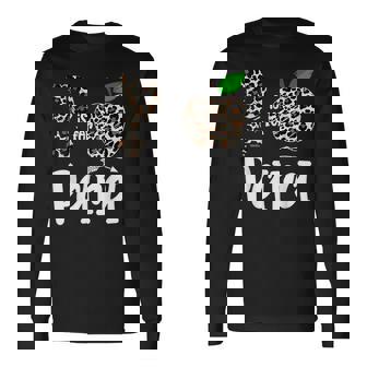 P Is For Paraprofessional Para Leopard Apple Para Squad Long Sleeve T-Shirt | Mazezy