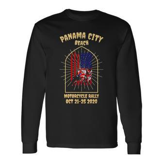 Panama City Fall Motorcycle Rally Long Sleeve T-Shirt T-Shirt | Mazezy