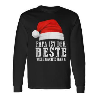 Papa Claus Merry Christmas Santa Mütze Langarmshirts - Seseable