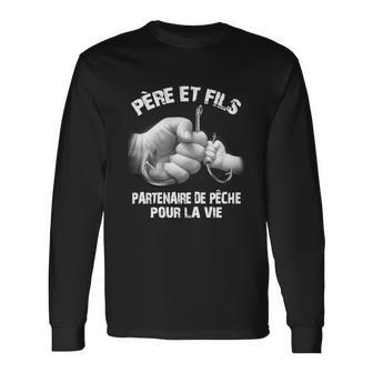 Papa Et Fils Partenaire De Pêche Long Sleeve T-Shirt - Seseable