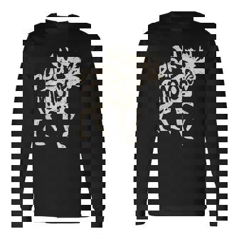 Papa Moose Fathers Day Men Dad Daddy Matching Vintage Long Sleeve T-Shirt | Seseable UK