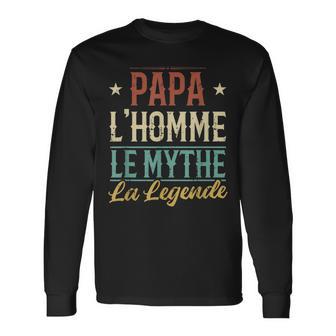 Papa Zum Vatertag Geschenk Für Papa Geburtstag Vater V2 Langarmshirts - Seseable