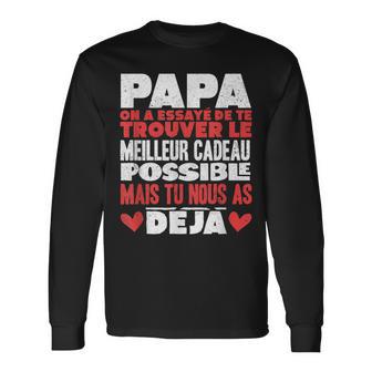 Papa Zum Vatertag Geschenk Für Papa Geburtstag Vater V4 Langarmshirts - Seseable