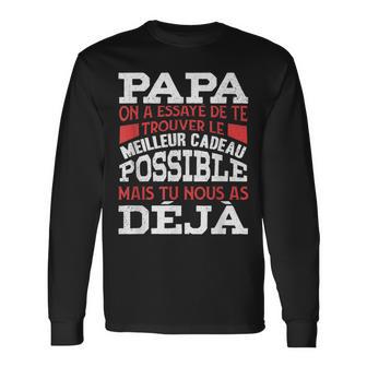 Papa Zum Vatertag Geschenk Für Papa Geburtstag Vater V5 Langarmshirts - Seseable