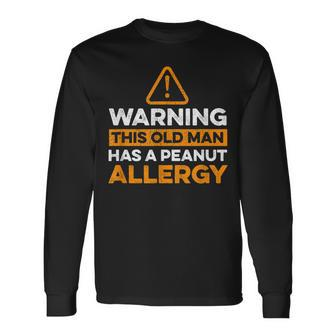 Peanut Allergy For A Peanut Allergic Long Sleeve T-Shirt | Mazezy
