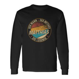 Personalisiertes Langarmshirts Der Mann, Mythos, Legende mit Eigenem Namen - Seseable