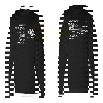 Physics Velociraptor Distance Raptor Over Time Raptor Long Sleeve T-Shirt T-Shirt | Mazezy