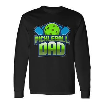 Pickleball Dad V2 Long Sleeve T-Shirt - Monsterry