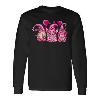 Pink Gnomes Love Valentines Loads Of Love Western Valentine V2 Long Sleeve T-Shirt - Seseable