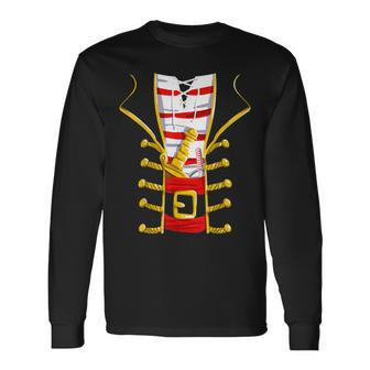 Pirate Costume Buccaneer Long Sleeve T-Shirt | Mazezy