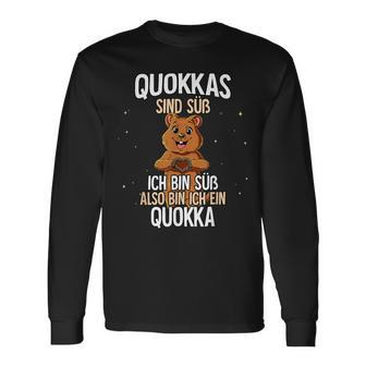 Quokkas Sind Süß Quokka Langarmshirts - Seseable