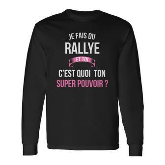 Rallye Superkraft Langarmshirts, Witziges Outfit für Heldinnen - Seseable