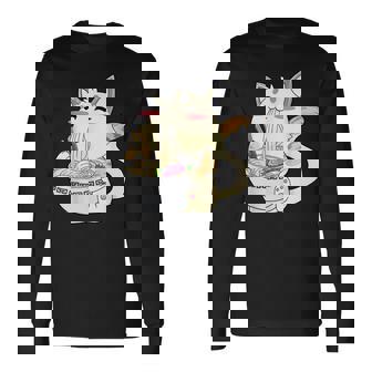 Ramen Cat Kawaii Anime Japanese Food Cat Lovers V8 Men Women Long Sleeve T-Shirt T-shirt Graphic Print - Thegiftio