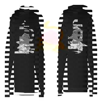 Ramen Cat Kawaii Anime Japanese Long Sleeve T-Shirt - Seseable