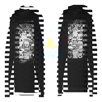Ramen Cat Kawaii Anime Japanese Cat Lovers Kawaii Neko V4 Men Women Long Sleeve T-Shirt T-shirt Graphic Print - Thegiftio