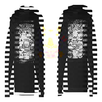 Ramen Cat Kawaii Anime Japanese Cat Lovers Kawaii Neko V7 Men Women Long Sleeve T-Shirt T-shirt Graphic Print - Thegiftio