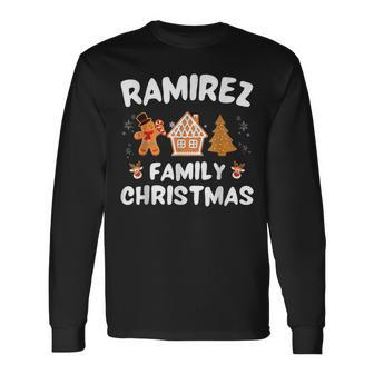 Ramirez Christmas Tree Gingerbread Reindeer Xmas 2022 Men Women Long Sleeve T-Shirt T-shirt Graphic Print - Thegiftio UK