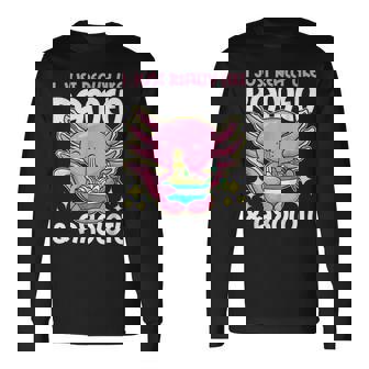 I Really Just Love Ramen & Axolotl Cute Anime Men Women Long Sleeve T-Shirt T-shirt Graphic Print - Thegiftio
