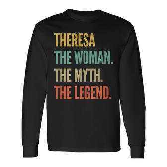 Theresa Die Frau Der Mythos Die Legende Langarmshirts - Seseable