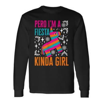 San Antonio Kinda Girl Cinco De Mayo Mexican Fiesta Party Long Sleeve T-Shirt T-Shirt | Mazezy