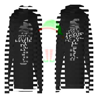 Santas Favorite Elf Group Matching Family Christmas Gift V2 Men Women Long Sleeve T-shirt Graphic Print Unisex - Seseable