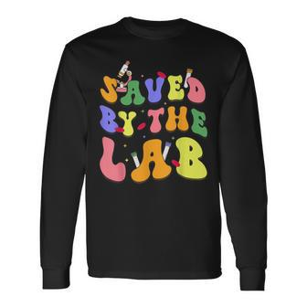 Saved By The Lab Retro Lab Week 2023 Medical Laboratory Tech Long Sleeve T-Shirt T-Shirt | Mazezy