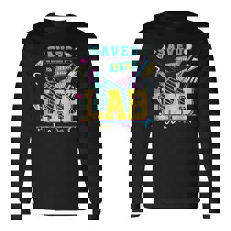 Saved By The Lab Retro Lab Week 2023 Medical Laboratory Tech Long Sleeve T-Shirt T-Shirt | Mazezy
