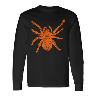 Scary Halloween Spider For Lazy Halloween Costume Party Men Women Long Sleeve T-Shirt T-shirt Graphic Print - Thegiftio UK