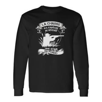 Schwarzes Langarmshirts mit provokativem Spruch, Humorvolles Statement-Oberteil - Seseable