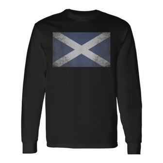 Scottish Scotland Flag Pride Country Nation Home Gift Family Men Women Long Sleeve T-shirt Graphic Print Unisex - Seseable