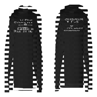 Si Vis Pacem Para Bellum Latin Saying Long Sleeve T-Shirt T-Shirt | Mazezy