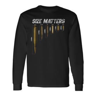 Size Matters Bullets Long Sleeve T-Shirt T-Shirt | Mazezy