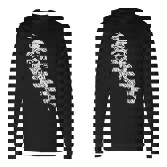 Skanderbeg Shqip Kosovo Albanian Illyrians Albanian Long Sleeve T-Shirt | Mazezy