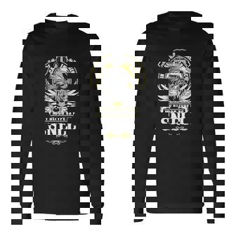 Snell Name In Case Of Emergency My Blood Long Sleeve T-Shirt - Seseable