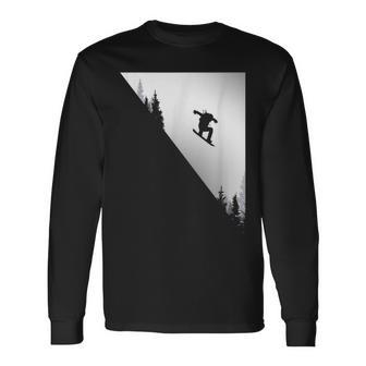 Snowboard Apparel Snowboarding Snowboarder Snowboard Long Sleeve T-Shirt T-Shirt | Mazezy