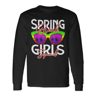 Spring Break Squad 2023 Retro Spring Break 2023 Girls Squad Long Sleeve T-Shirt - Seseable