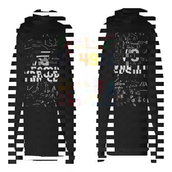 Square Root Of 49 7Th Birthday 7 Years Old Birthday Long Sleeve T-Shirt | Mazezy