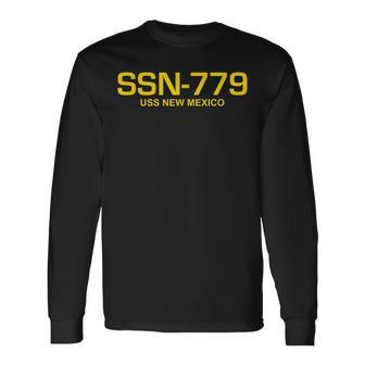 Ssn-779 Uss New Mexico Long Sleeve T-Shirt - Seseable
