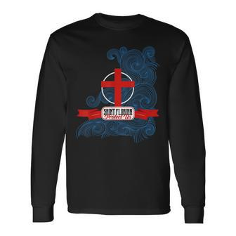 St Florian Patron Saint Of Fire Fighters Challenge Long Sleeve T-Shirt - Seseable