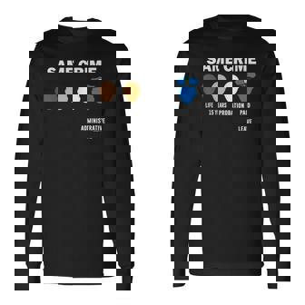 Stop Racism Same Crime No Racism End Racism Anti Racism Long Sleeve T-Shirt - Thegiftio UK
