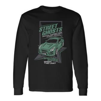 Street Ghosts Car Long Sleeve T-Shirt - Monsterry