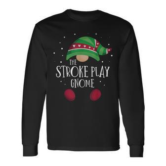 Stroke Play Gnome Family Matching Christmas Pyjamas Langarmshirts - Seseable