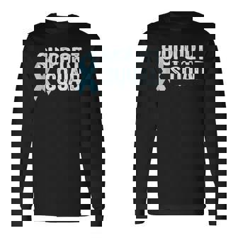 Support Squad Graves Disease Awareness Long Sleeve T-Shirt T-Shirt | Mazezy