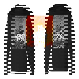 Survived 2023 Long Sleeve T-Shirt | Mazezy