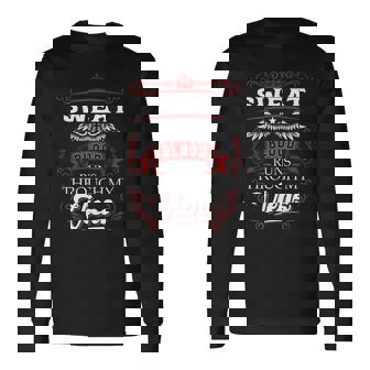 Sweat Blood Runs Through My Veins Long Sleeve T-Shirt - Seseable
