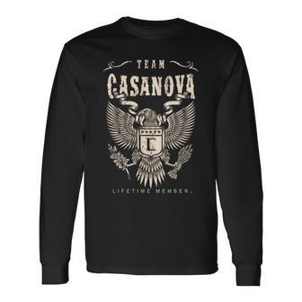 Team Casanova Lifetime Member Long Sleeve T-Shirt - Seseable