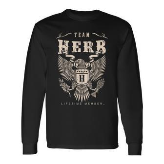 Team Herb Lifetime Member Long Sleeve T-Shirt - Seseable