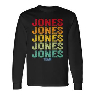 Team Jones Member Long Sleeve T-Shirt - Thegiftio UK
